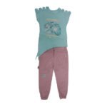 ترنج بناتي صيفي ميكادو وبنطلون جبردين