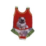 مايوه بناتي بيبي برسمة قطة