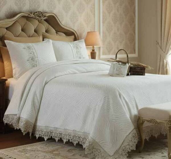 مفرش جلاكسي فاخر 3 قطع – مفرش العروس