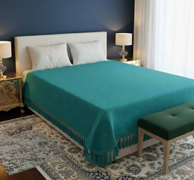 كوفرته شراشيب سيدار (مقاس 190× 240 سم)