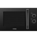 ميكروويف فريش سعة 25 لتر - تصميم عصري أسود - تحكم يدوي دقيق