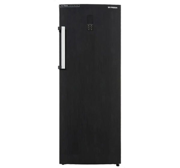 ديب فريزر فريش رأسي 6 درج - نوفروست - موديل FNU-MRT270B - لون أسود ملكي (بدون مقبض)