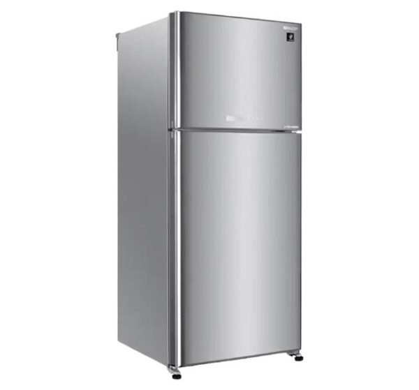 ثلاجة شارب انفرتر نوفروست 385 لتر - تكنولوجيا بلازما كلاستر - موديل SJ-GV48G-SL - لون سيلفر