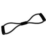 استيك مقاومة مطاطي شكل حرف 8 (Figure 8) – لون أسود (مقاومة فائقة) للمحترفين وتمارين القوة القصوى