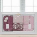 طقم برنس "فيروز نيللي العائلي مطرز