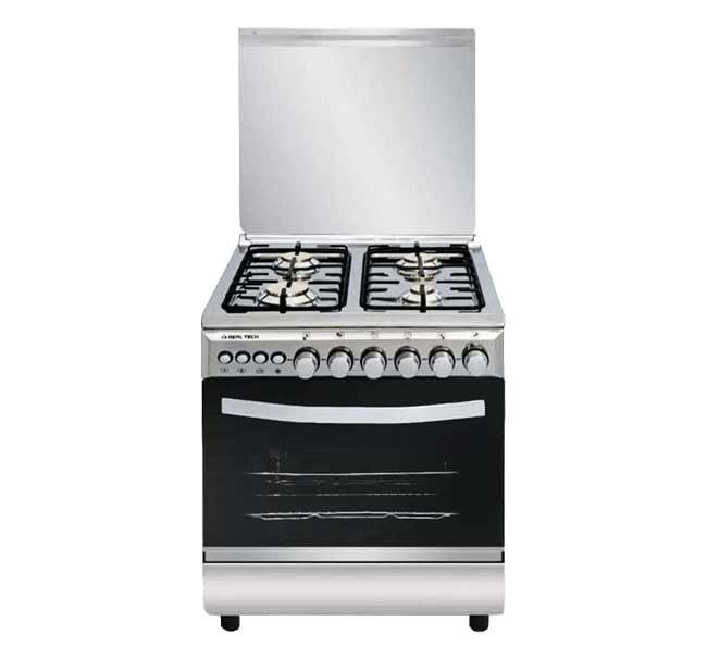 بوتجاز ريال تك نيو شيف - 4 شعلة - مقاس 60×60 سم - غرف احتراق نحاس - موديل 60104