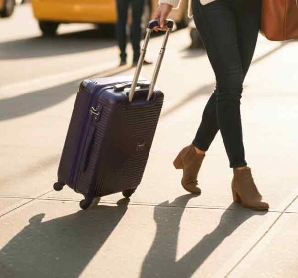 شنطة سفر بولو (Polo) فايبر "مطفي" مقاس 20 بوصة (10 كيلو)