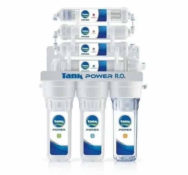 فلتر تانك 7 مراحل PRO بالخزان والموتور - مياه معدنية نقية 100% في منزلك