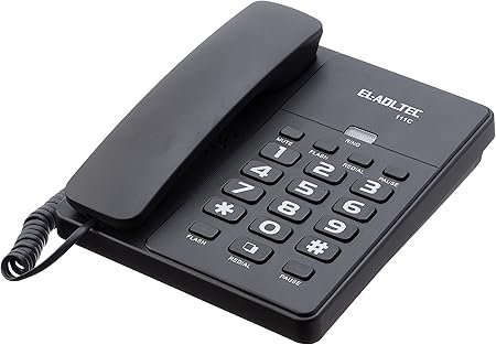 تليفون أرضي (Gaoxinqi) سلكي كلاسيكي - صوت نقي وتصميم متين للمكاتب والمنازل