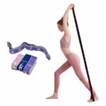 حزام تمارين الجمباز والمقاومة المقسم (12 خانة) من الشهاب – استيك مطاطي لتمارين الإطالة والمرونة