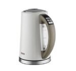 غلاية إديسون الكهربائية الرقمية – سعة 1.7 لتر، قوة 2100 وات، بتصميم ستانلس ستيل ومقبض خشبي أنيق