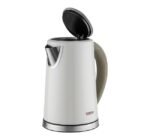 ⁦غلاية إديسون الكهربائية الرقمية – سعة 1.7 لتر، قوة 2100 وات، بتصميم ستانلس ستيل ومقبض خشبي أنيق⁩ - الصورة ⁦2⁩