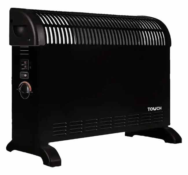 دفاية تاتش برستيج كهربائية - 4 شمعات - جسم معدني أسود - موديل 41111B