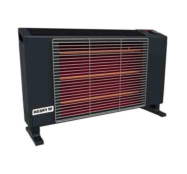 دفاية كهربائية فريش 3 شمعة - 2100 وات - أسود ماط - موديل PSM