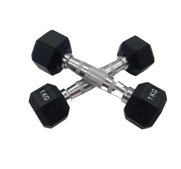 دمبلز سداسي (Hex Dumbbell) احترافي - تصميم مستورد بجودة عالية