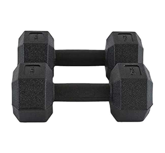 زوج دمبلز PVC وزن 3 كيلو - القوة والتحمل في تمارينك المنزلية