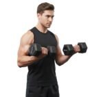 زوج دمبلز (2 قطعة) مغطى بـ PVC - وزن 4.5 كجم