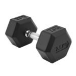 دمبل سداسي (Hex Dumbbell) وزن 2.5 كجم - تصميم مستورد احترافي