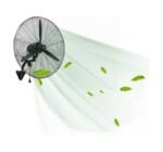 مروحة حائط صناعي "شبح" مقاس 30 بوصة - معدنية بالكامل - أداء شاق للمساحات الواسعة