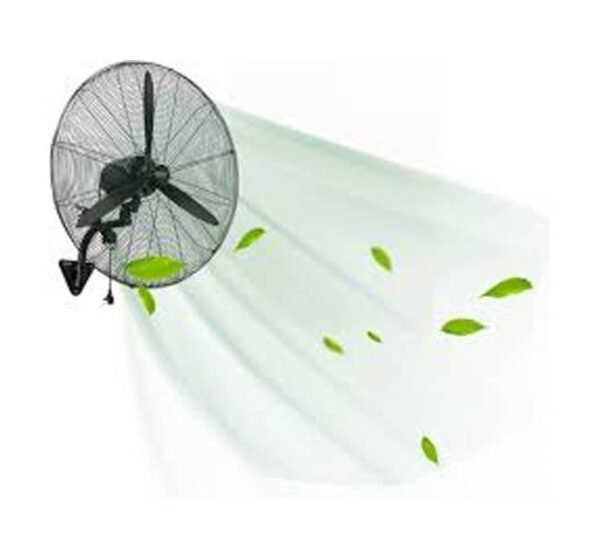 مروحة حائط صناعي "شبح" مقاس 30 بوصة - معدنية بالكامل - أداء شاق للمساحات الواسعة