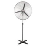 مروحة عمود صناعية معدنية، 20 بوصة، 3 ريشة