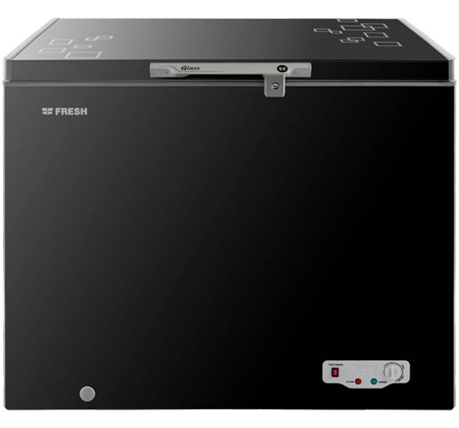 ديب فريزر فريش إكسترا أفقي 225 لتر - موديل FDF330 - لون أسود ملكي - خاصية التجميد السريع