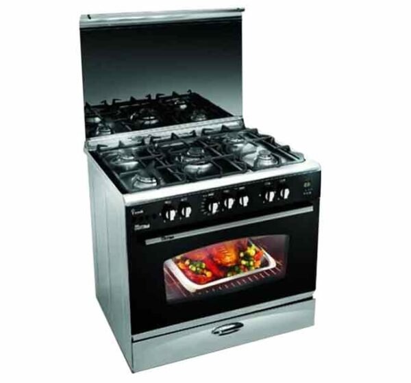 بوتجاز ريال تك ريال بيرو - 5 شعلة - مقاس 90×60 سم - غرف احتراق نحاس - موديل 900302