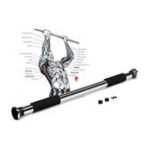 عقلة حائط وباب فولاذية مطورة (60-100 سم) – أداة التمارين المنزلية المتكاملة لتقوية الظهر والجزء العلوي