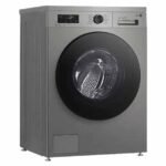 غسالة ملابس LG اتوماتيك 7 كيلو - موديل F4Y2QYG6P - تكنولوجيا AI DD ومحرك Inverter Direct Drive - لون فضي بلاتيني