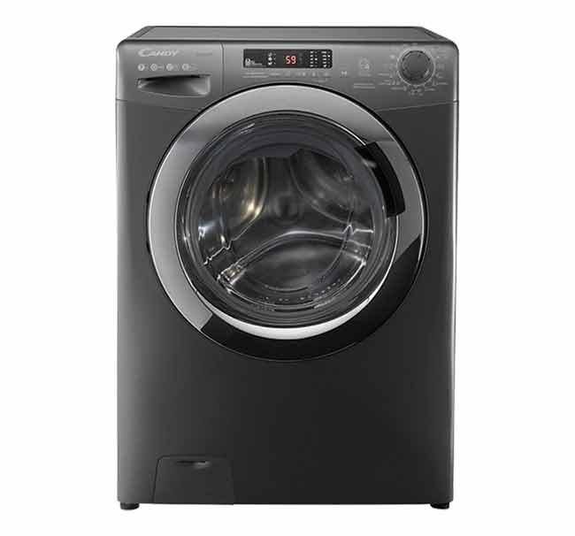 غسالة ملابس كاندي 7 كيلو - 1000 لفة - خاصية البخار والاتصال الذكي - لون إينوكس - موديل CSS1072DC3R-ELA