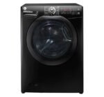 غسالة هوفر 7 كيلو - 1100 لفة - موتور انفرتر - خاصية البخار والواي فاي - موديل H3WS17TM3B-ELA (باب أسود)