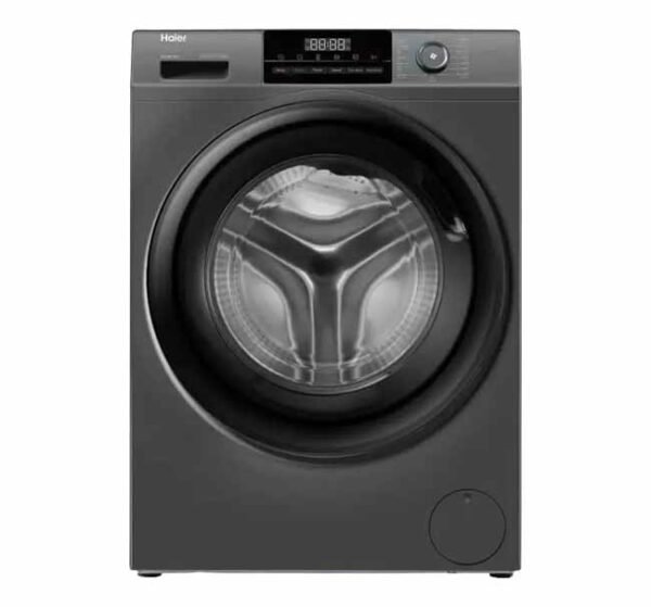 غسالة ملابس هاير أوتوماتيك - 8 كيلو - 1400 لفة - محرك إنفرتر - سيلفر - موديل HW80-BP14929AS6