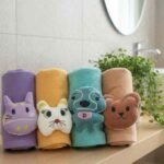 علبة فوط أطفال الجيوشي نيو كيدز (4 قطع) - قطن 100% - أشكال مجسمة وألوان مبهجة