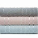 طقم فوط الميراج قطن 100% - 3 قطع سادة - نعومة فائقة وتصميم مودرن