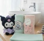 طقم فوط بيانو (تطريز بطوط) - قطن 100% - رسومات كرتونية مبهجة - جودة فائقة ونعومة مثالية