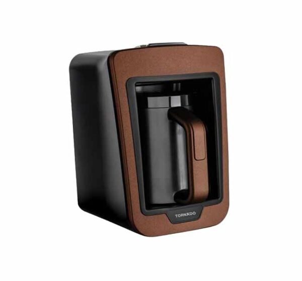 ماكينة تحضير القهوة التركي تورنيدو - 735 وات - سعة 4 أكواب - أبيض × أسود - موديل TCME-100