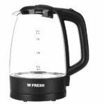 غلاية فريش (Fresh) زجاج بايركس – سعة 1.7 لتر – وتصميم عصري فائق الجودة