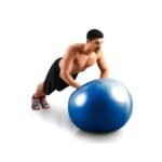 كرة الجيم واليوغا الاحترافية (65 سم) – مضادة للانفجار لتمارين التوازن، تقوية الظهر، ونحت الجسم