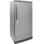 ديب فريزر كريازي رأسي 6 درج - نوفروست - موديل E250N6/3 - لون ميتاليك - شاشة ديجيتال