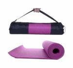 مرتبة يوجا وتمارين (Yoga Mat) سمك 8 ملم – مريحة، مانعة للانزلاق ومعها جراب للحمل