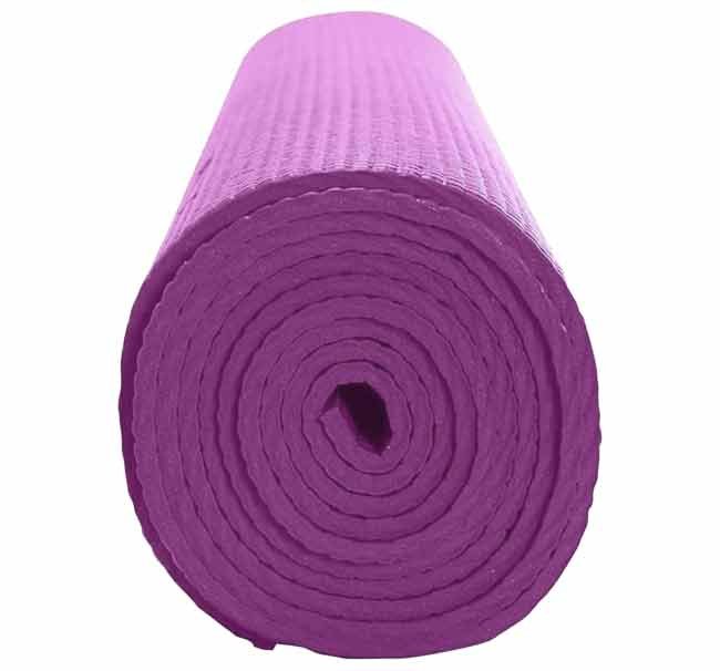 مرتبة يوجا وتمارين (Yoga Mat) سمك 8 ملم – مريحة، مانعة للانزلاق ومعها جراب للحمل