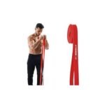 باور باند مطاطي (حلقة مغلقة) – لون أحمر (مستوى مقاومة خفيف/متوسط) لتمارين المقاومة والسحب