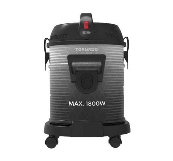 مكنسة تورنيدو برميل - 1800 وات - سعة 18 لتر - خاصية الطرد (Blower) - موديل TVC-1800C