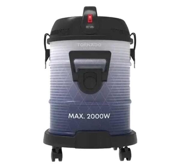 مكنسة تورنيدو برميل - 2000 وات - سعة 18 لتر - مزودة بخاصية الطرد (Blower) - موديل TVC-2000B
