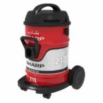 مكنسة شارب برميل - 2100 وات - سعة 21 لتر - فلتر ضد البكتيريا - موديل EC-CA2121X