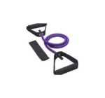 حبل مقاومة مطاطي طويل بمقبضين – لون موف