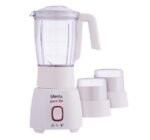 خلاط ميانتا أبيض - قوة 400 وات - سعة 1.5 لتر مع 2 مطحنة