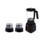 خلاط ميانتا الأسود 400 وات - سعة 1.5 لتر مع 2 مطحنة (لمسة فخامة وأداء احترافي)