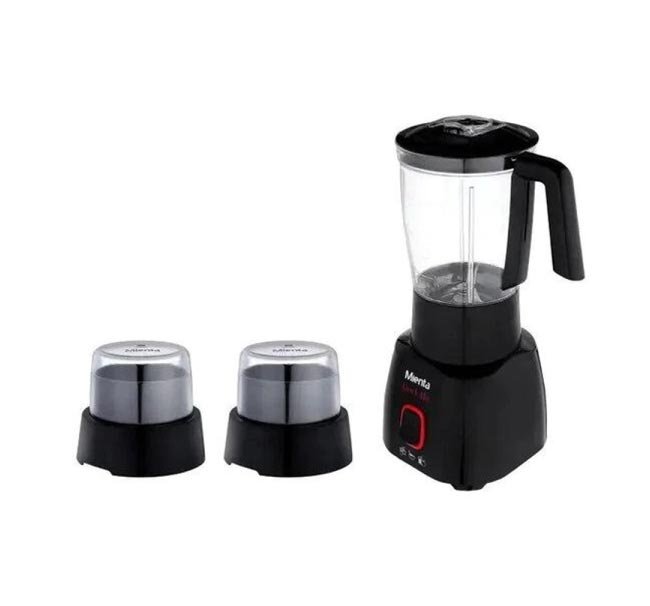 خلاط ميانتا الأسود 400 وات - سعة 1.5 لتر مع 2 مطحنة (لمسة فخامة وأداء احترافي)