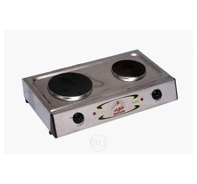 سخان كهرباء "نور" 2 عين -  (ستانلس ستيل)